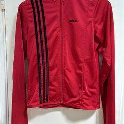 Classic Red Small Adidas Track Jacket