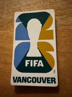 FIFA World Cup 2026 Volunteer Vancouver  large Patch New