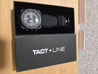 Tact Line Black Tactical Watch with Box