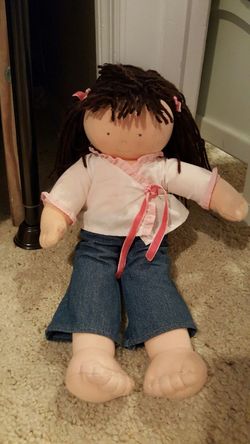 Pottery barn kids doll like new 8