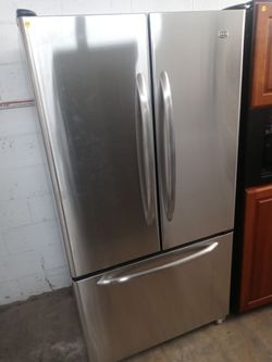 Maytag stainless steel french door refrigerator - Free delivery