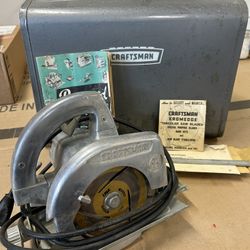Craftsman 1956 Vintage Electric Hand Saw