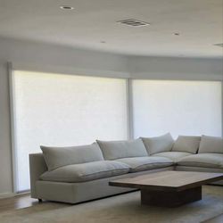 Crate & Barrel Lotus Cloud Modular Sectional Couch Sofa