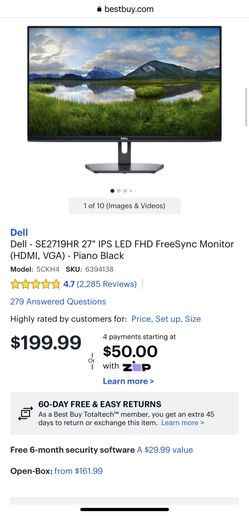 27” Dell Monitor