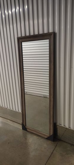 Rustic Full-Length Floor Mirror – Like New