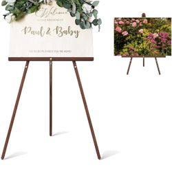 Gold & Wooden Easels – Perfect for Weddings, Events, & Displays