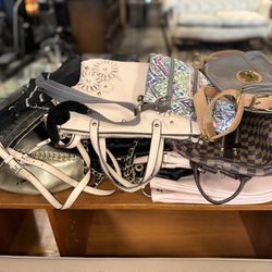 Lot of 12 Purses- MK, Steve Madden, Fossil and more