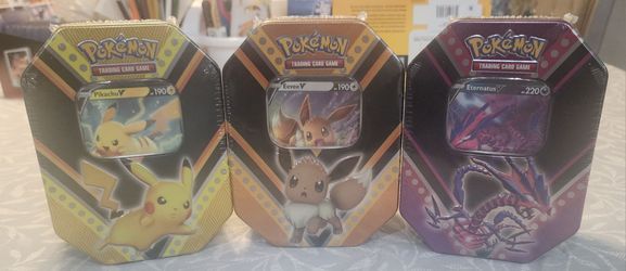 Pokémon TCG V Tin Set of 3 from 2020