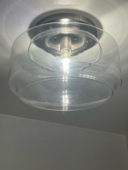 New brushed silver ceiling light