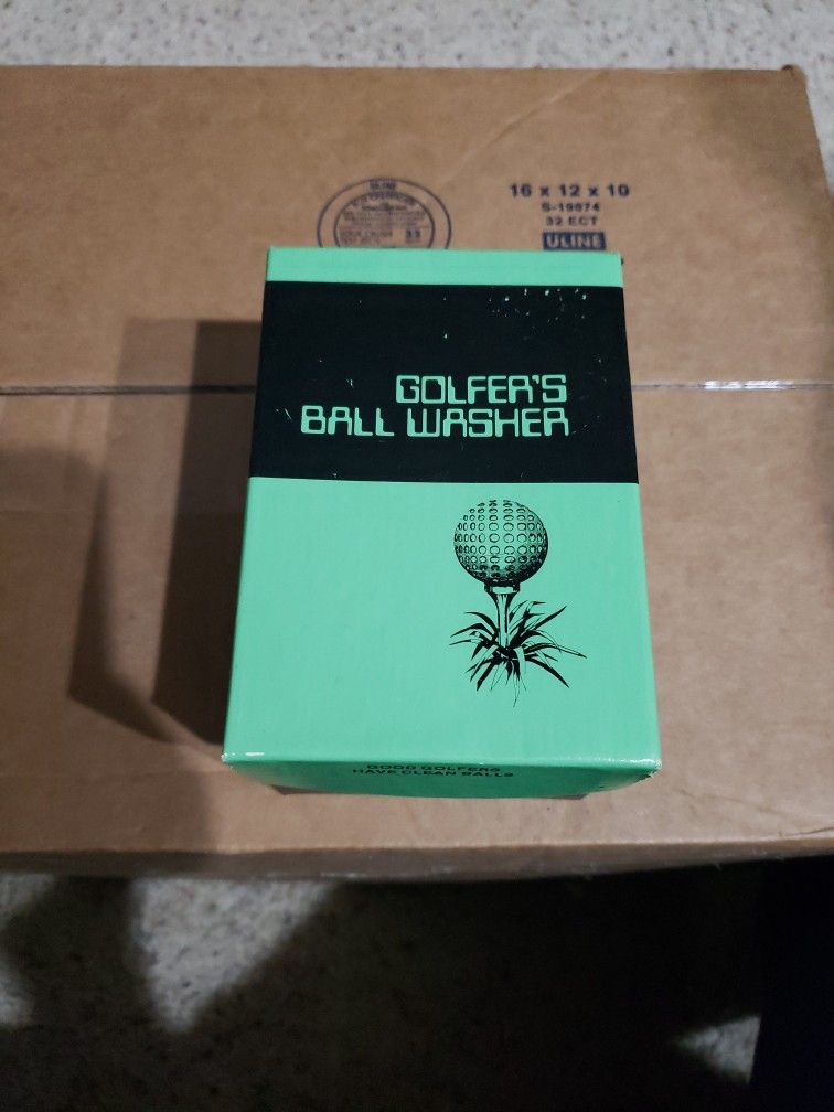 Vintage Novelty  Ball Washer For Golfers