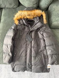 MARC NEW YORK Andrew Marc Puffer Jacket – Size S – Brand New with Tags – Dark Grey