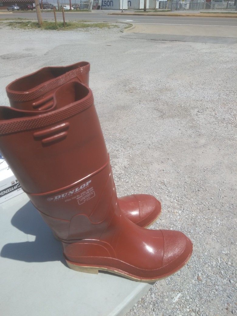 Rubber Steel Toe Boots. Read Details