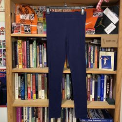 FOREVER 21-women’s navy blue ultra-high stretch waistband pull on legging/pants