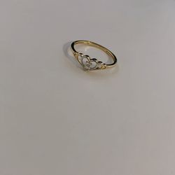 14k Gold Heart Ring