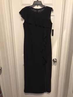 Long Black Dress size 10 Brand New