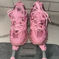 Pink Balenciaga Track  Shoes