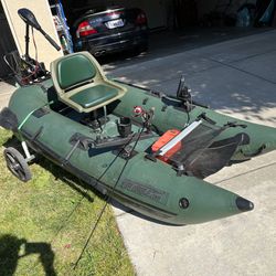 Sea Eagle Inflatable Fishing Boat with the gear for Sale in Elk Grove, CA -  OfferUp