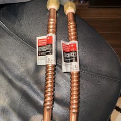 3/4 in x 3/4 in. x 12 in. Copper Water Heater Connector