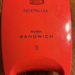 Nastolgia My Mini Sandwich Press