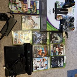 Xbox 360 + Kinect + 12 Games (hablo Espanol)