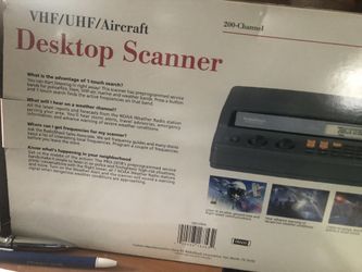 VHF/UHF/Aircraft desktops scanner