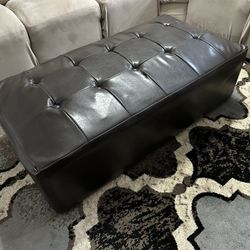 Dark Brown Ottoman