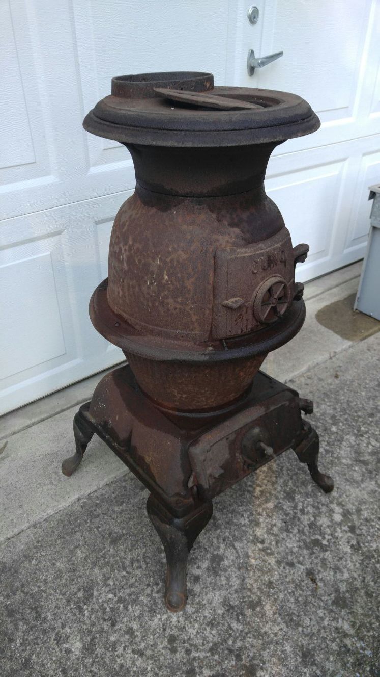 Vintage JUNO Pot Belly Cast Iron Stove for Sale in Signal Mountain, TN -  OfferUp