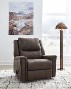 Skymaker Walnut Manual Rocker Recliner