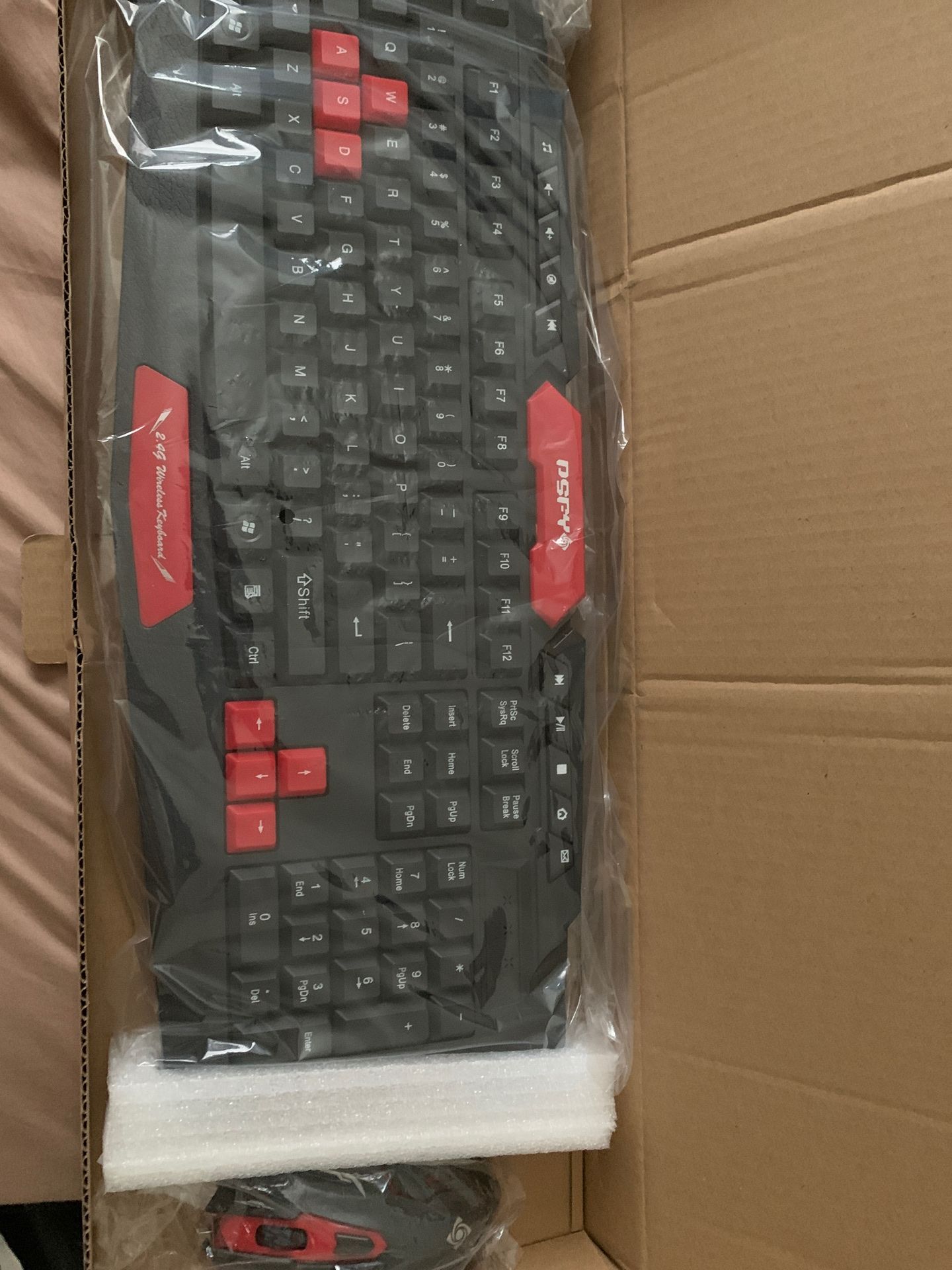PSPY 2.4g wireless keyboard and mouse