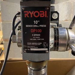 10 Inch Ryobi Drill Press DP 100