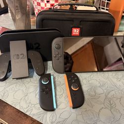 Nintendo Switch 2 Bundle – Official Controllers + Official Charger
