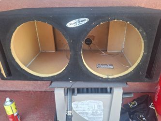 SPEAKERS BOX CAJA PARA BOSINAS 12 INCHES GOOD CONDICIÓN ABLO ESPAÑOL