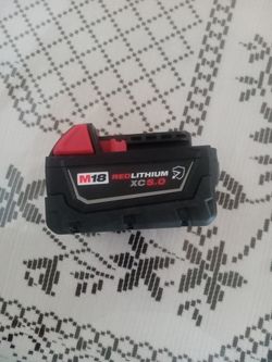 New Milwaukee M18 Oil resistant. Battery 