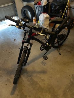 DJ Mountain bike electric trade for a vehicle