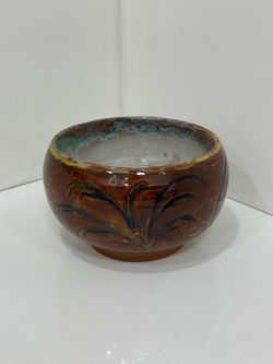 Vintage Studio Pottery Planter signed for the Artist