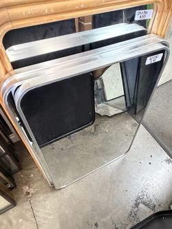 20x30 Brushed Nickel Mirror