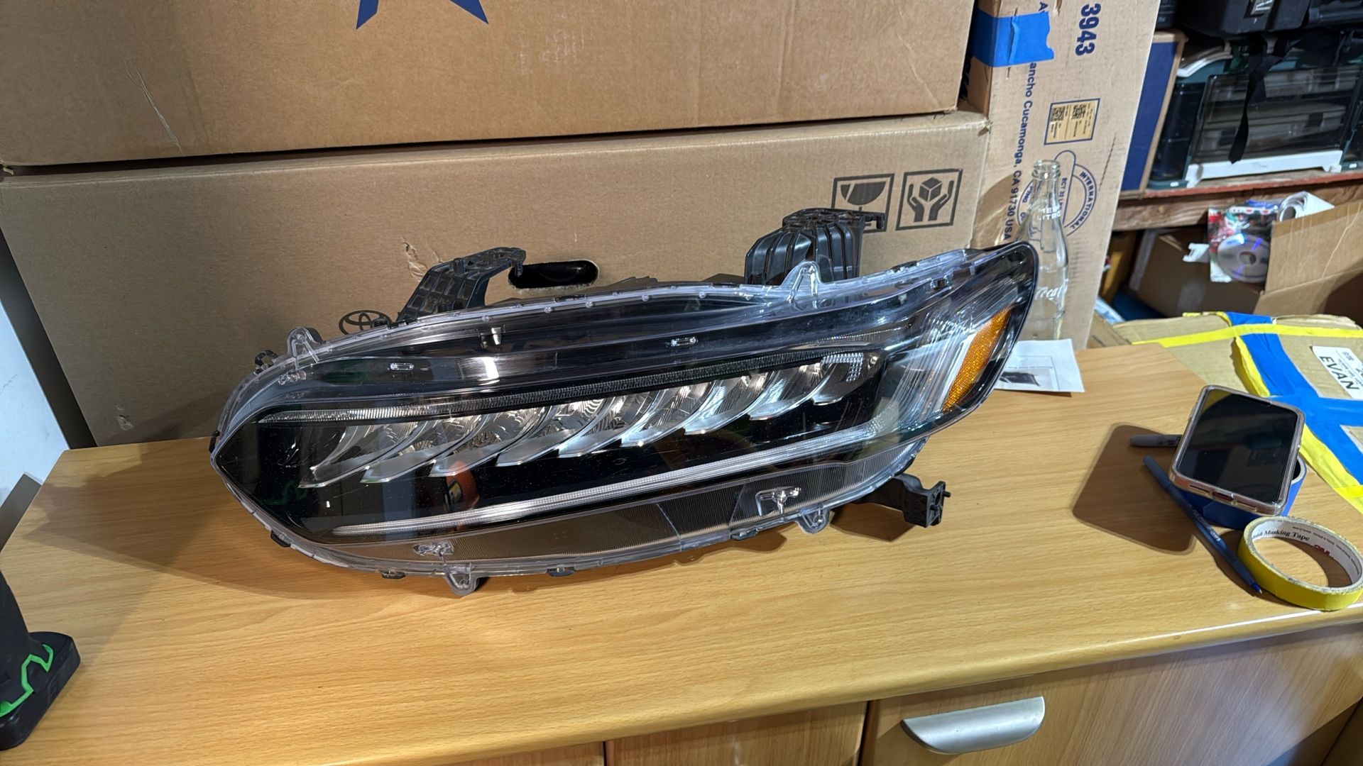 2021-2022 Honda Accord Headlight Left Side Full Led 