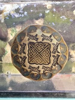 Handmade Ceramic Celtic Knot Decorative Dish