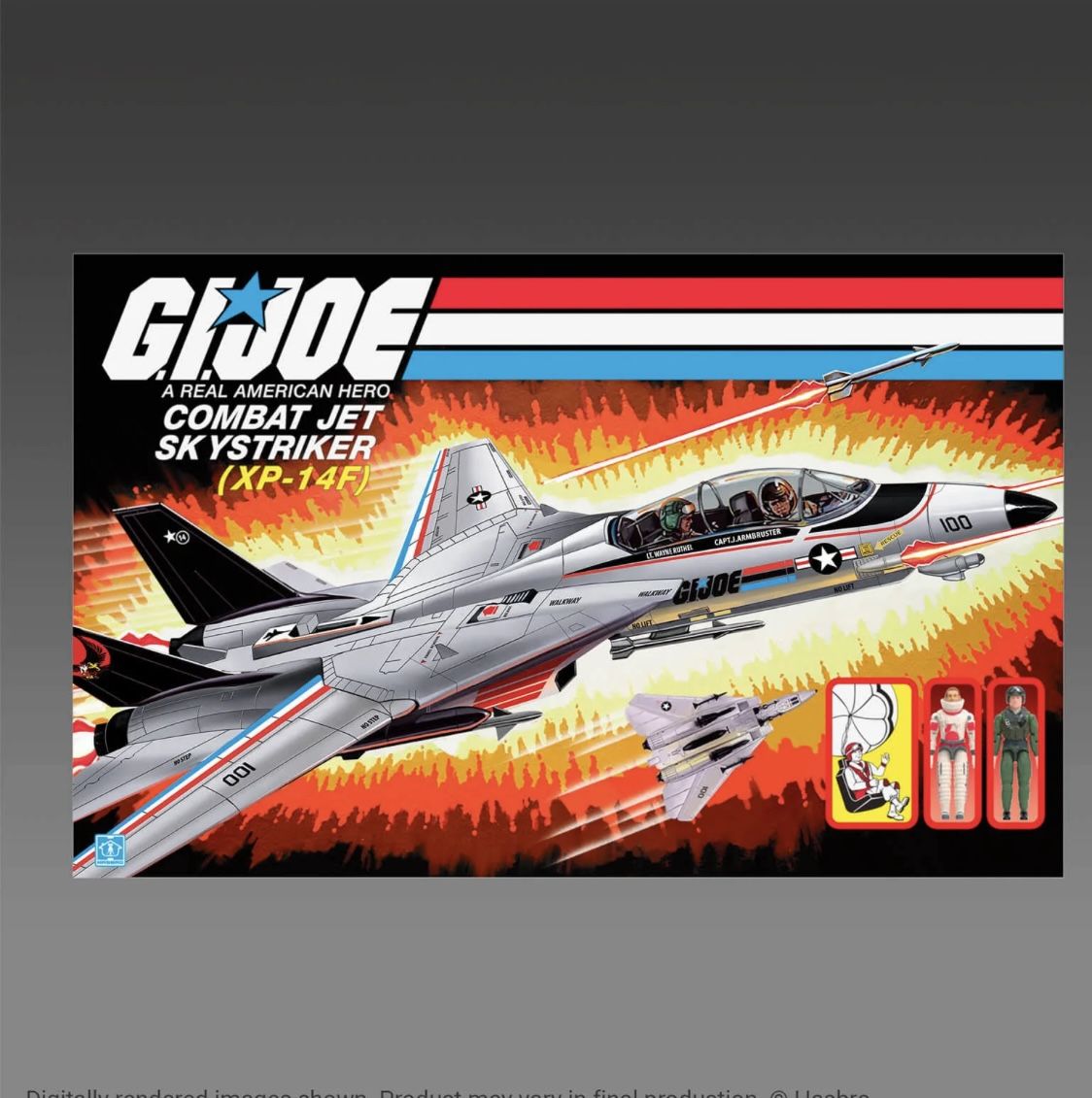 Gi Joe Sky Striker With Figures Sealed