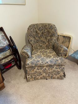 Pair of Swivel Rocking Chairs