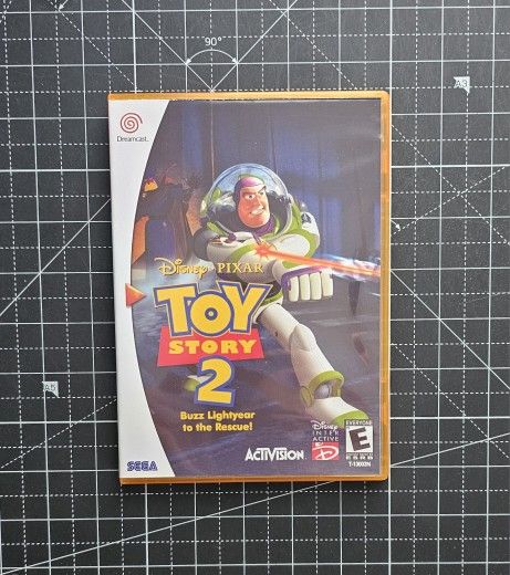 Dreamcast Toy Story 2 Buzz Lightyear to The Rescue Custom Case - NO GAME OR MANUAL