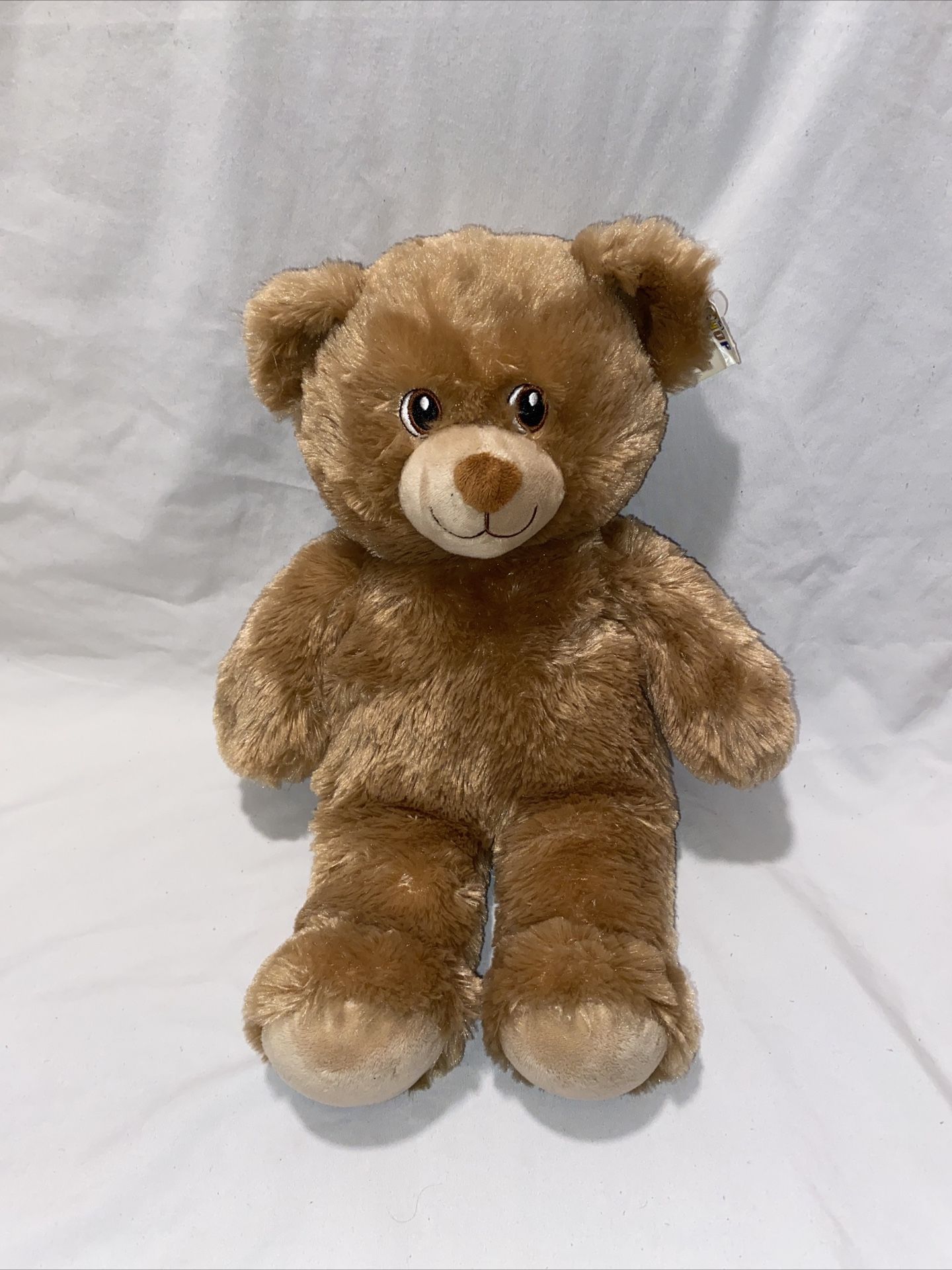 Build a Bear Lil Brownie Teddy Bear Club 16” Plush Stuffed Animal Tan Brown. 