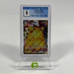 Pokémon TCG Vivid Voltage Pikachu Vmax 044/185 Holo English CGC 9