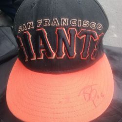 Buster Posey Autographed New Era Hat Next That Was