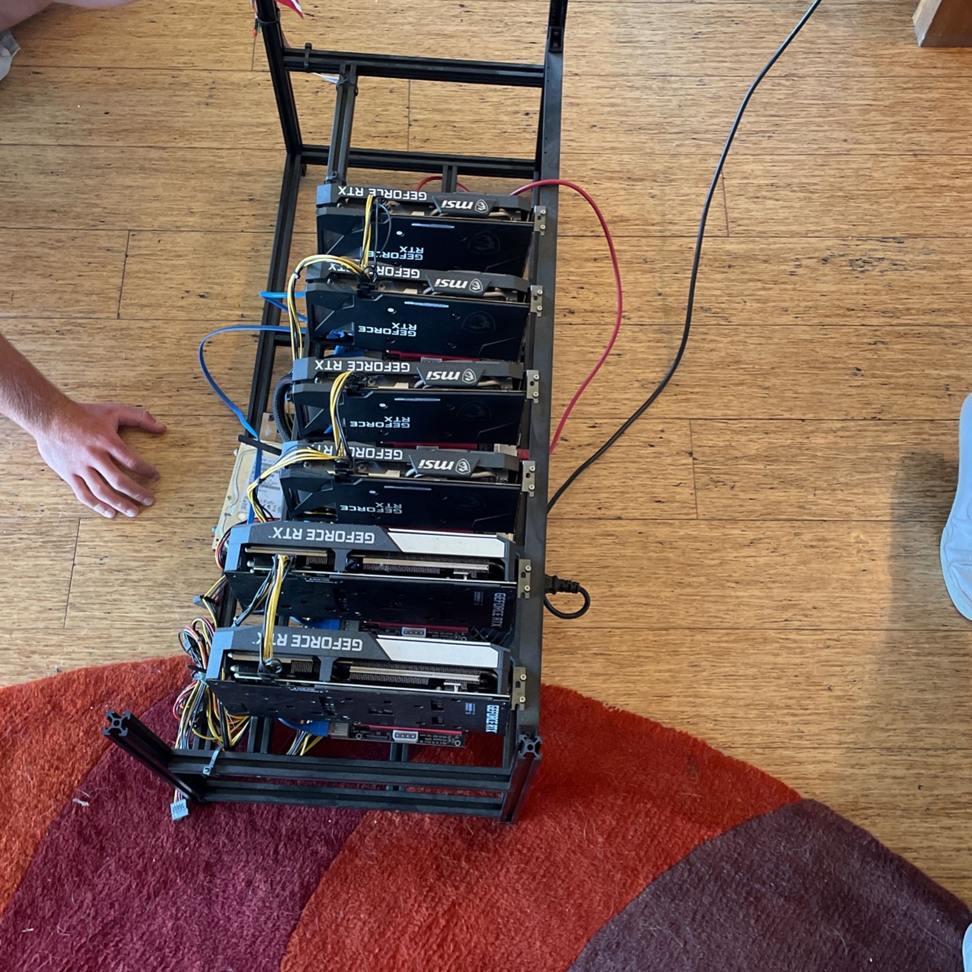 Rtx 8000 Rtx 3080 Mining Rtx 4000 Mining Hashrate Bitcoin Mining Machine(  RTX3060TI)