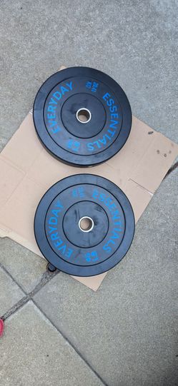 Pair of 45's 2-Inch Olympic Bumper Plates- Read full description
