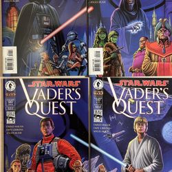 Star Wars Comic Books “Vader’s Quest” by Dark Horse Full Miniseries