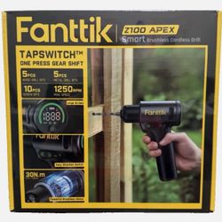 Fanttik Z100 Apex Smart Brushless Cordless Drill – 20-Piece Bit Set – 1250 RPM