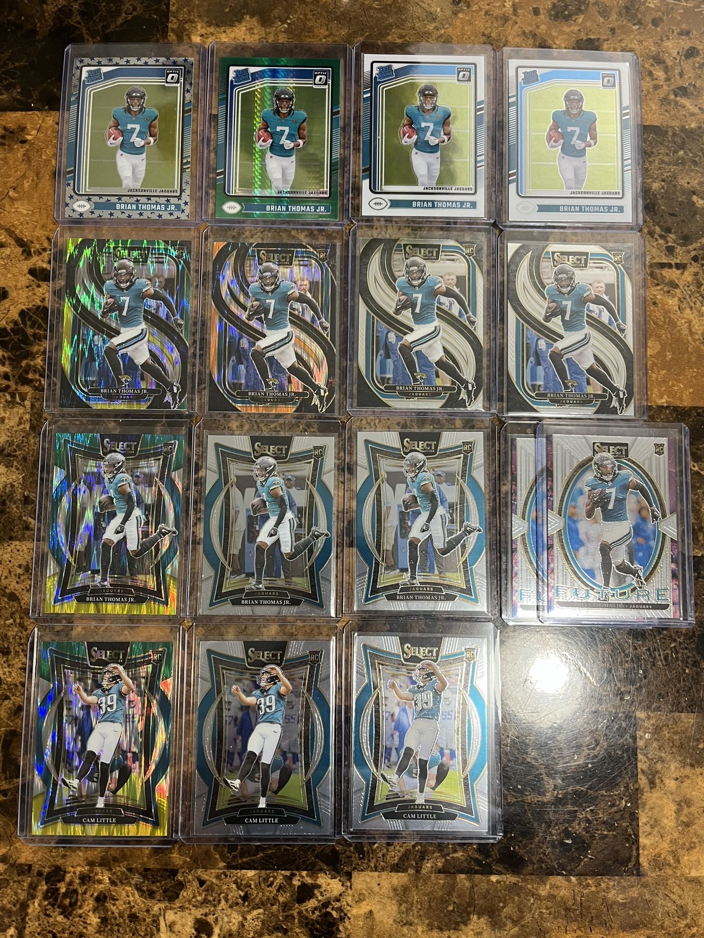 BRIAN THOMAS JR. SELECT FOOTBALL 24’ ROOKIE LOT