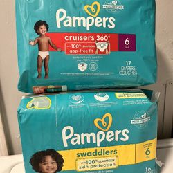 Size 6 Pampers 